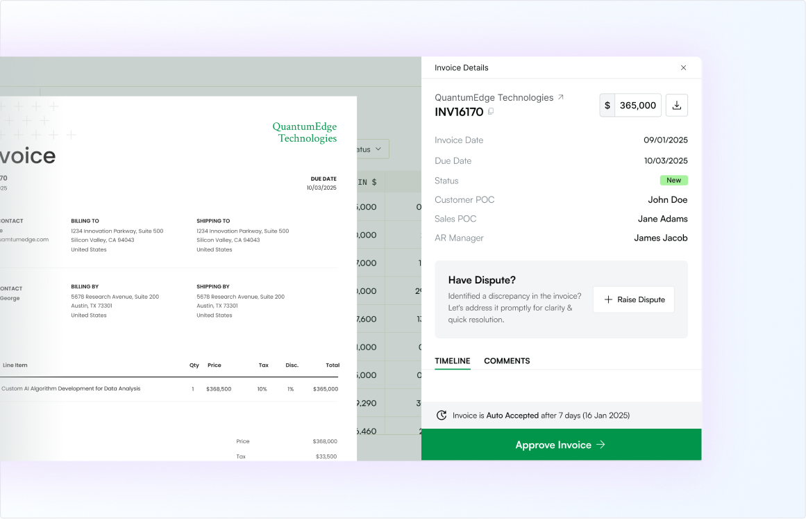 Automated Draft Invoice Generation